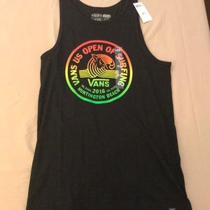 Vans US Open of Surfing - Black Rasta Tank Top